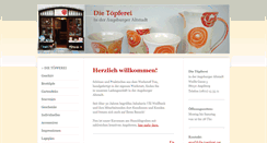 Desktop Screenshot of die-toepferei.net